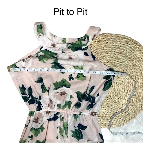 Francesca’s Trixxi Blush Floral Maxi Romper Size Small - Picture 10 of 15